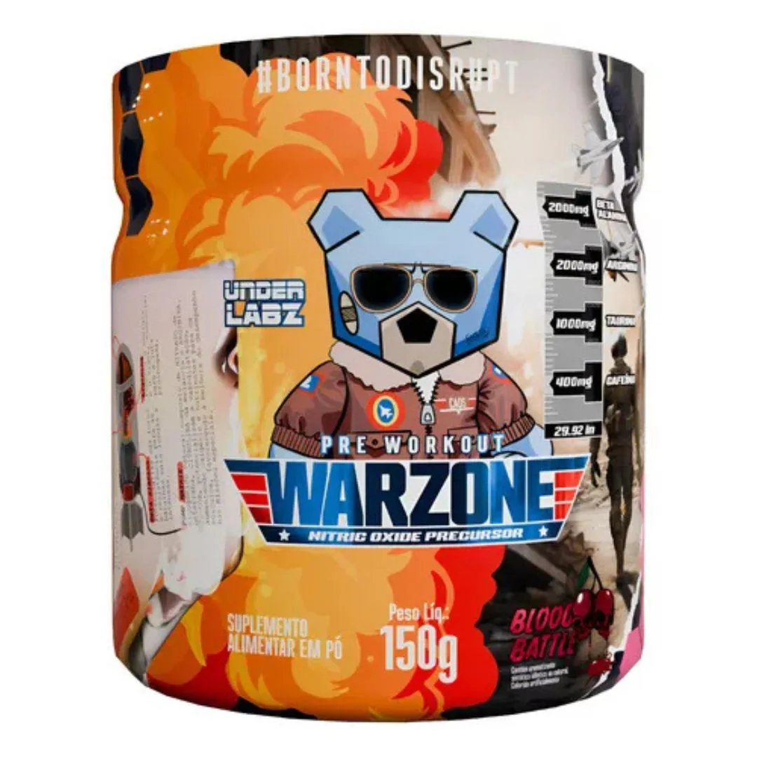 PRé TREINO WARZONE BLOOD BATTLE 150G - UNDER LABZ