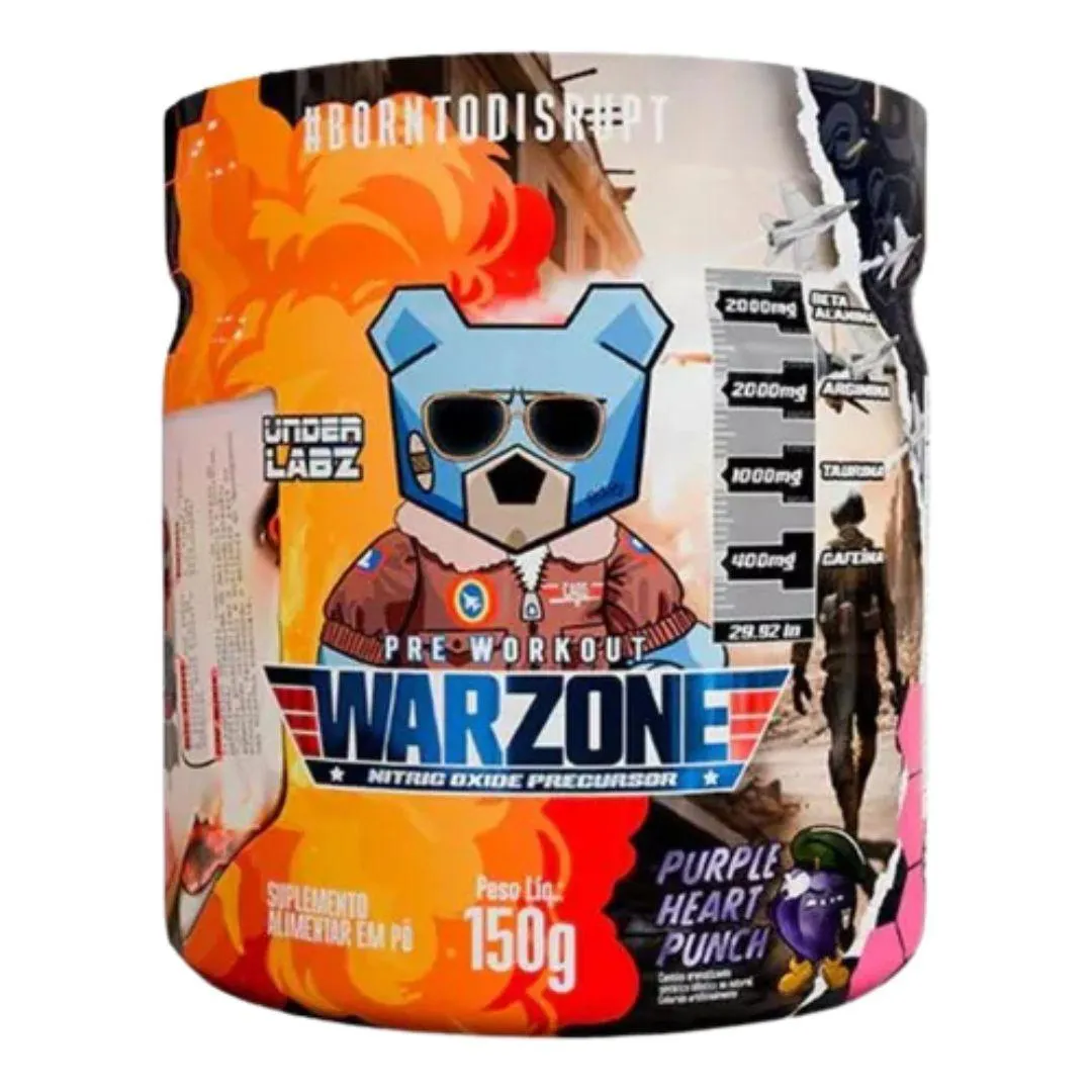 PRé TREINO WARZONE PURPLE HEART 150G - UNDER LABZ