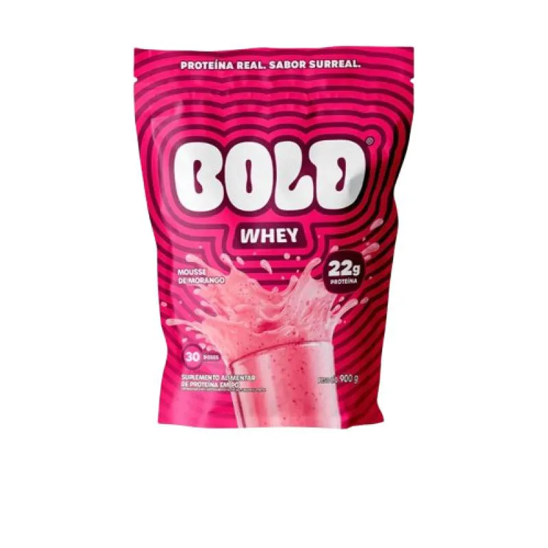 BOLD WHEY 3W MOUSSE DE MORANGO 900G