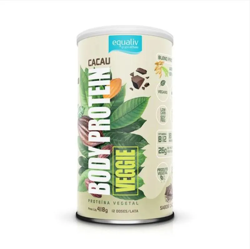 EQUALIV BODY PROTEIN CACAU VEGGIE 418G