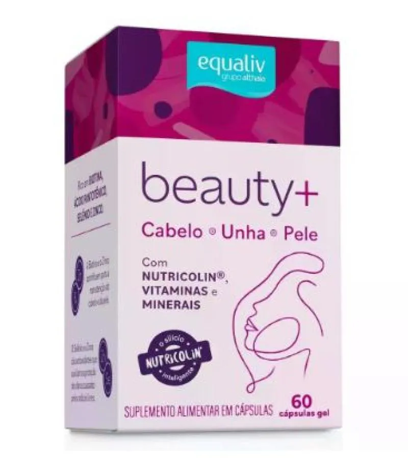 EQUALIV  BEAUTY+ SAUDE CABELO UNHA PELE 60CAPS