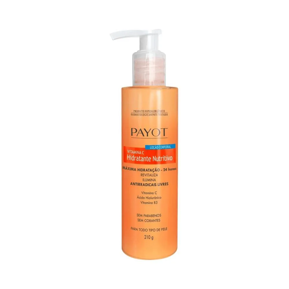 HIDRATANTE CORPORAL PAYOT NUTRITIVO VITAMINA C 210ML