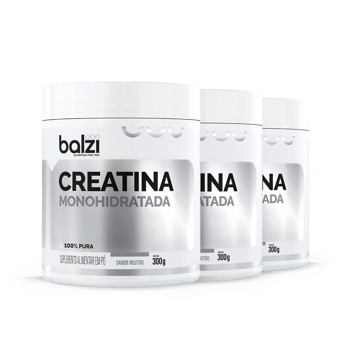 KIT CREATINA - 3 POTES DE 300G