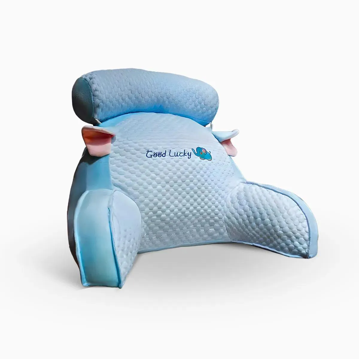 TRAVESSEIRO MULTIFUNCIONAL DE DESCANSO E APOIO AZUL