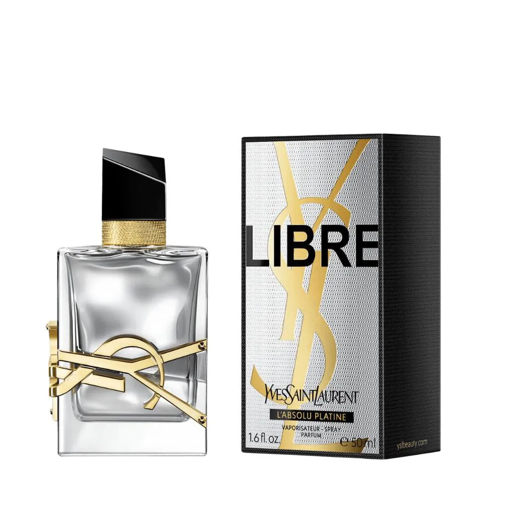PERFUME YVES SAINT LAURENT LIBRE L&#039ABSOLU PLATINE FEMININO EAU DE PARFUM 50ML