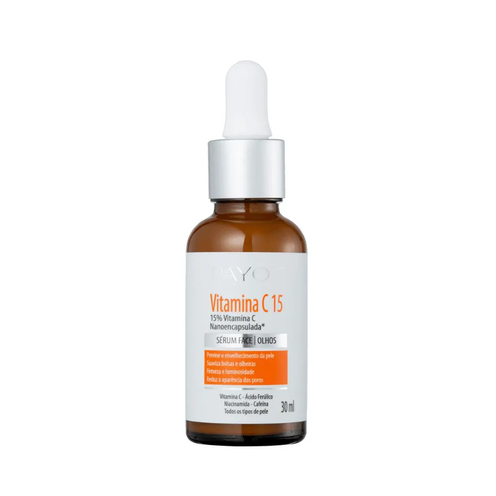 SéRUM FACIAL E PARA ÁREA DOS OLHOS PAYOT VITAMINA C15 30ML
