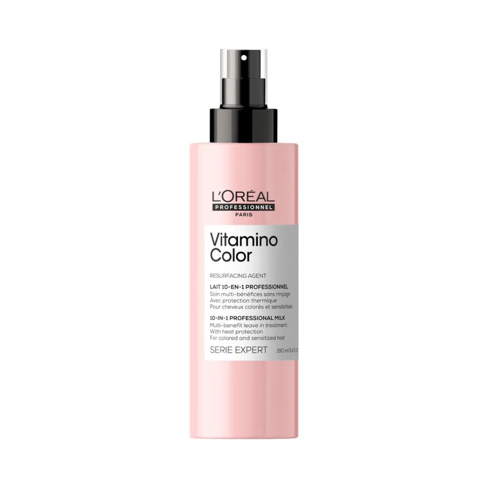 SPRAY LEAVE-IN L&#039ORéAL PROFESSIONNEL SERIE EXPERT VITAMINO COLOR 10 IN 1 190ML