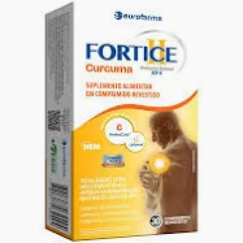 FORTICE II CURCUMA COLáGENO TIPO II 30 COMPRIMIDOS