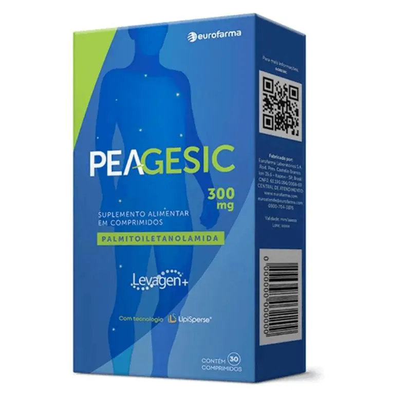 PEAGESIC COM 30 COMPRIMIDOS 300MG -  SUPLEMENTO ALIMENTAR EM COMPRIMIDOS
