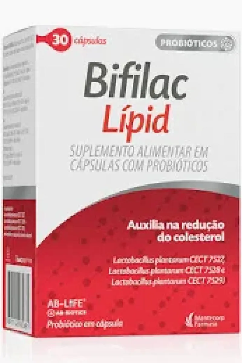 SUPLEMENTO ALIMENTAR BIFILAC LíPID - 30 CáPSULAS