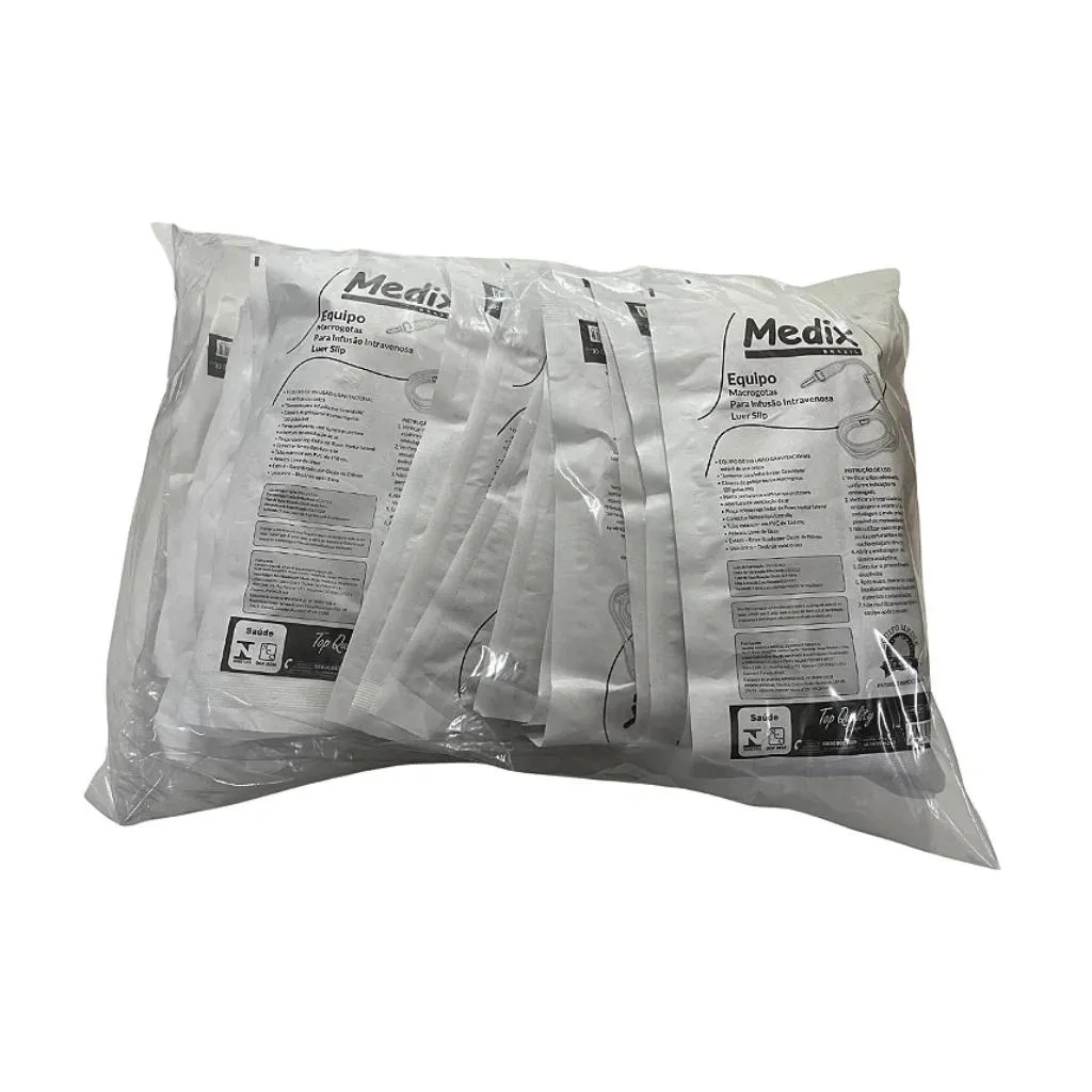 EQUIPO MACROGOTAS SIMPLES MEDIX BAG C/25