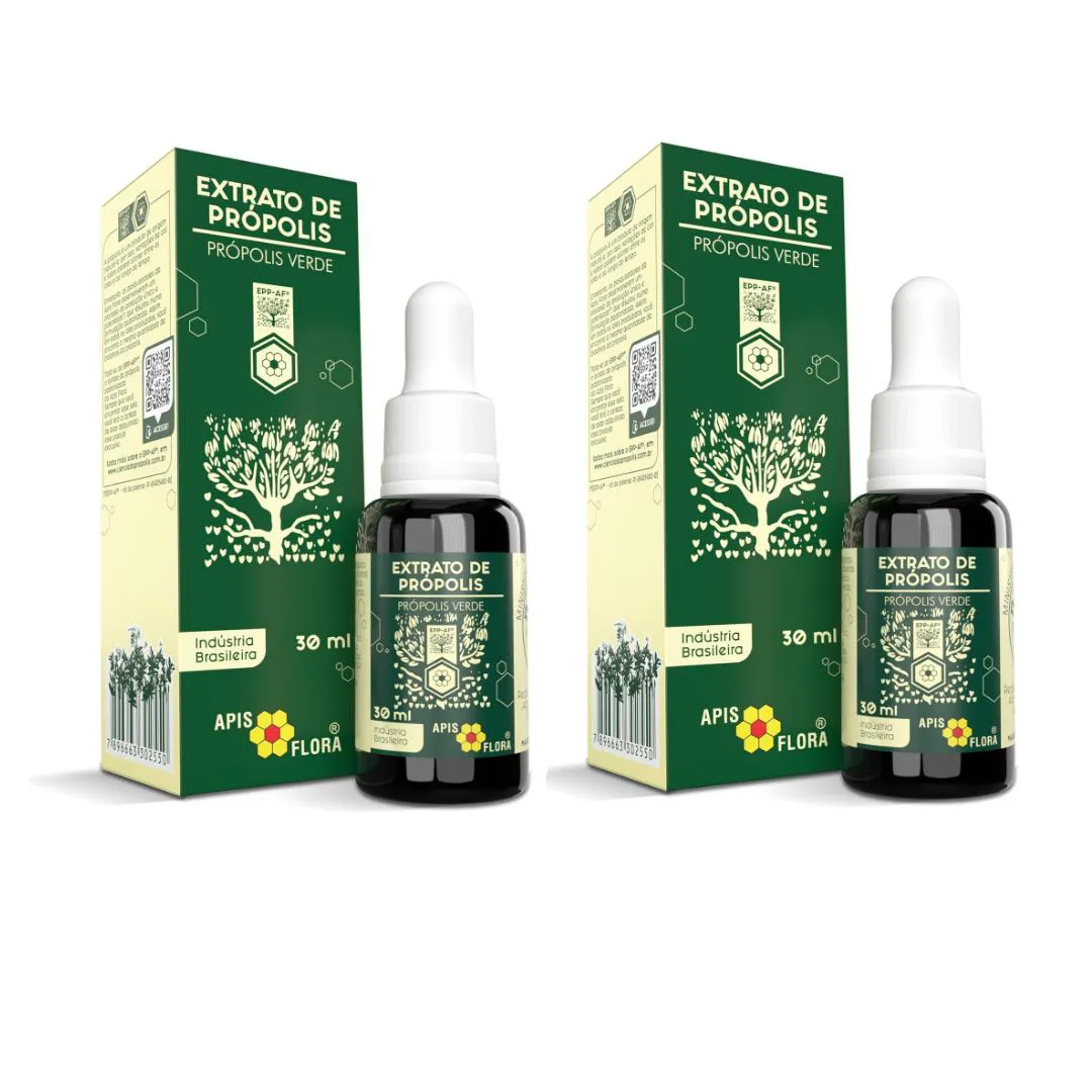 KIT 2X - EXTRATO DE PRóPOLIS VERDE - APIS FLORA
