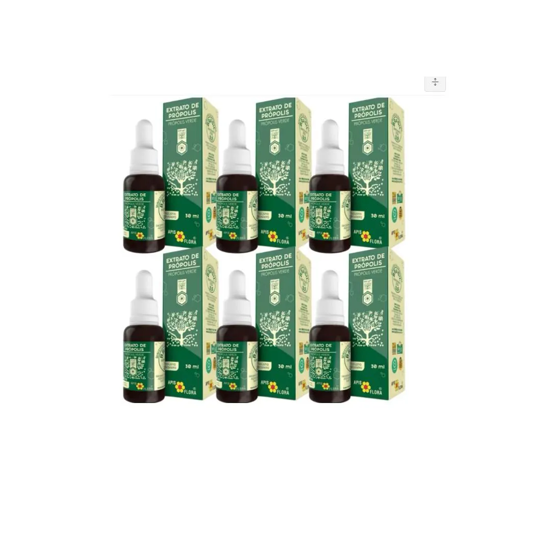 KIT 6X - EXTRATO DE PRóPOLIS VERDE  - APIS FLORA