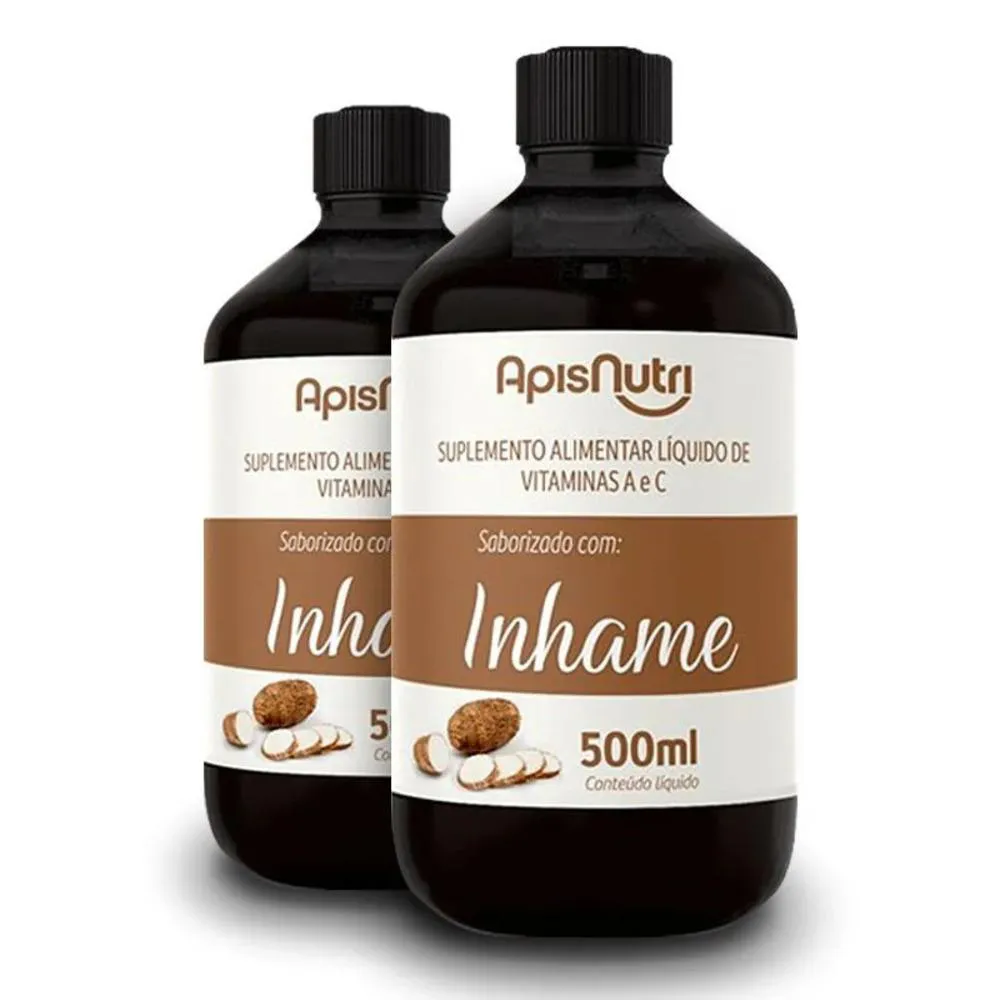 KIT 2 ELIXIR DE INHAME VITAMíNICO 500ML APISNUTRI