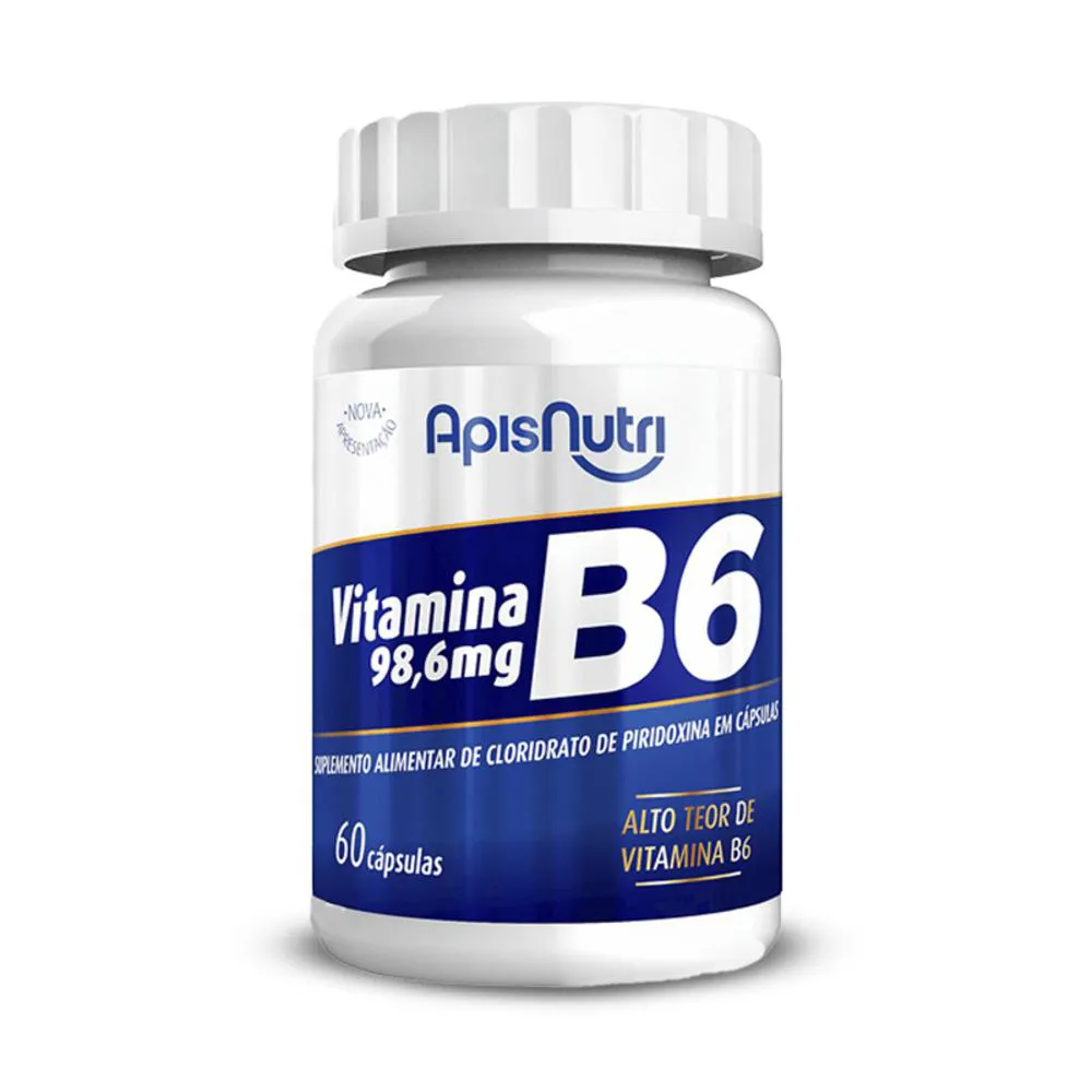VITAMINA B6 APISNUTRI 60 CáPSULAS