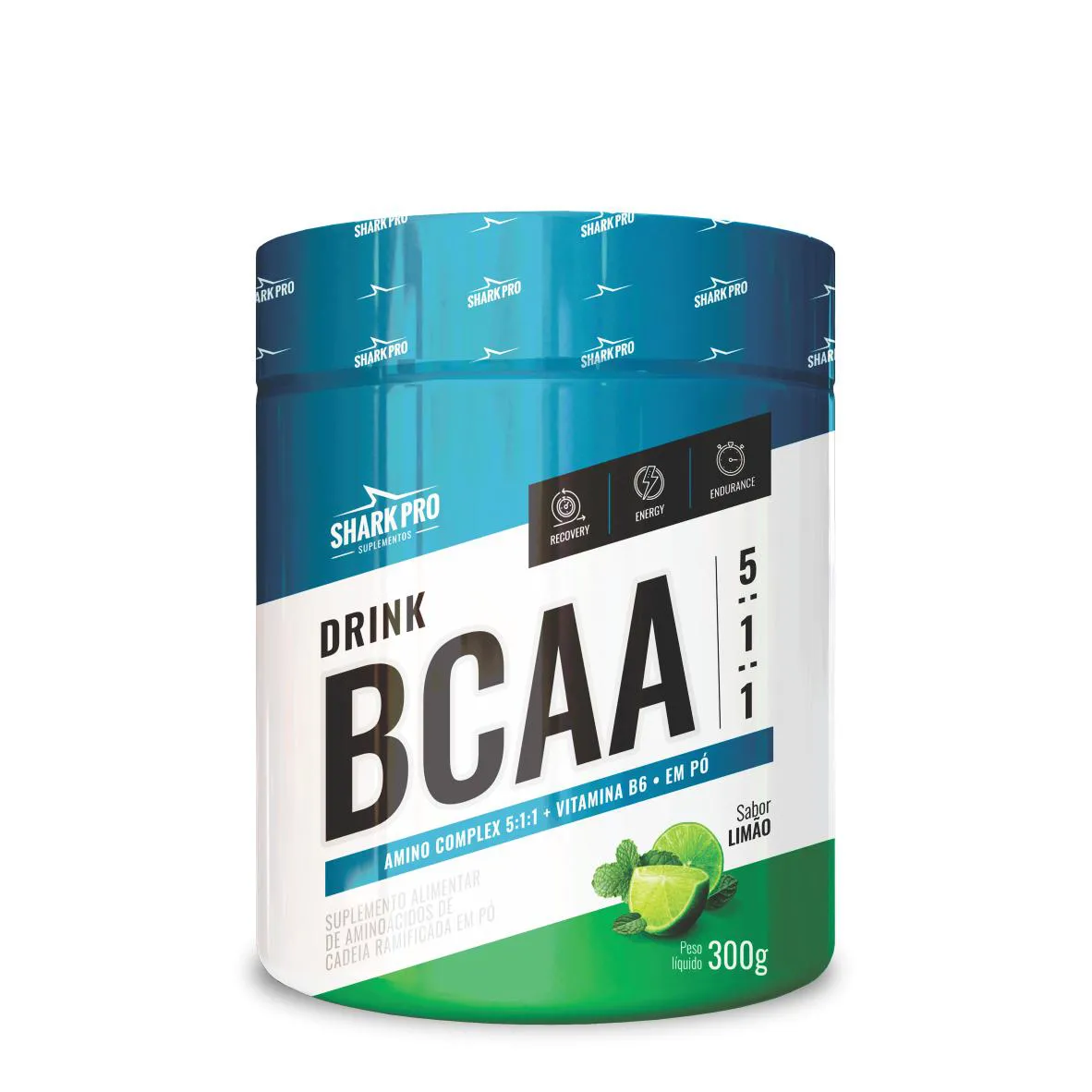 BCAA EM PÓ - BCAA DRINK 5:1:1 - SABOR LIMÃO - 300G