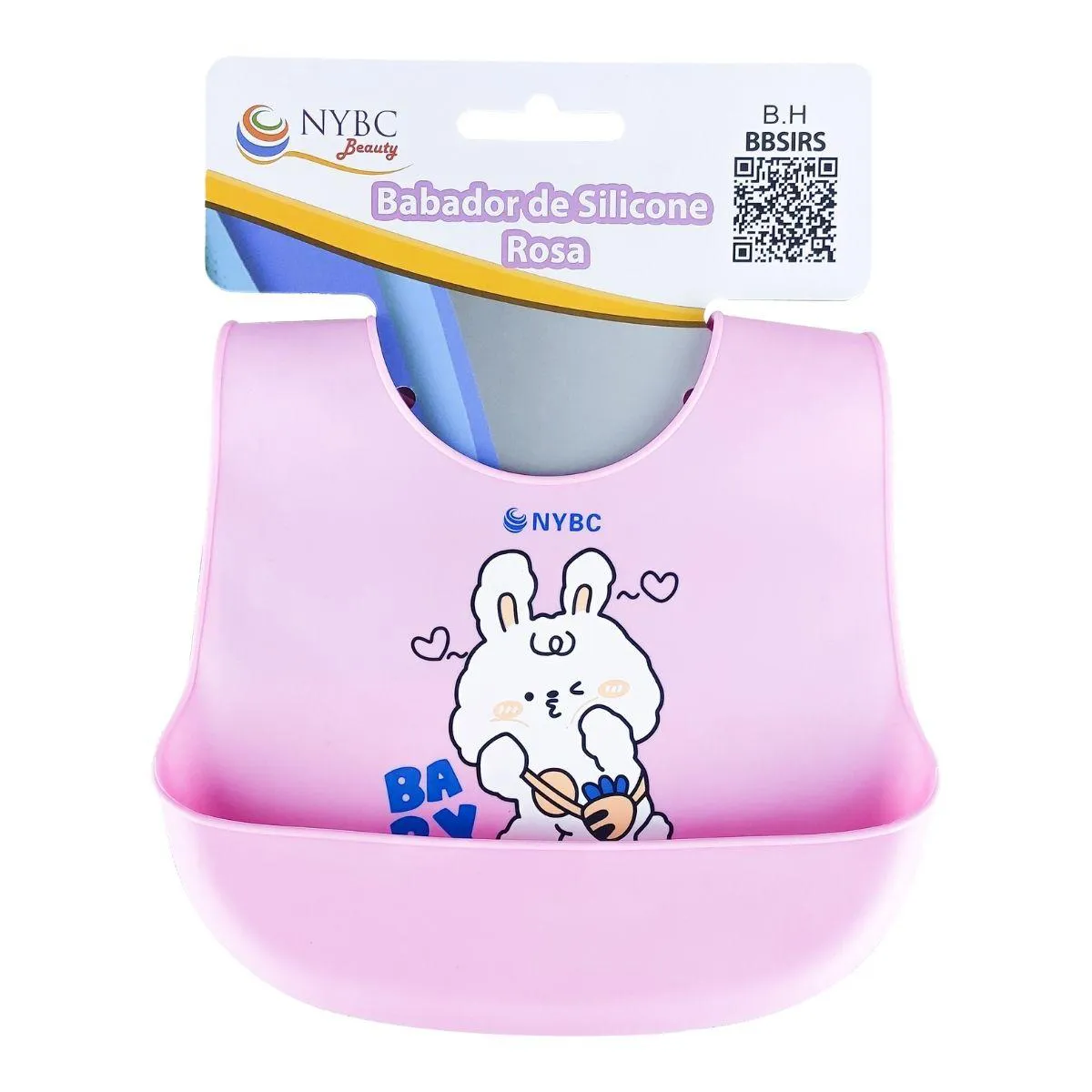 BABADOR DE SILICONE ROSA SíLICA GEL NYBC