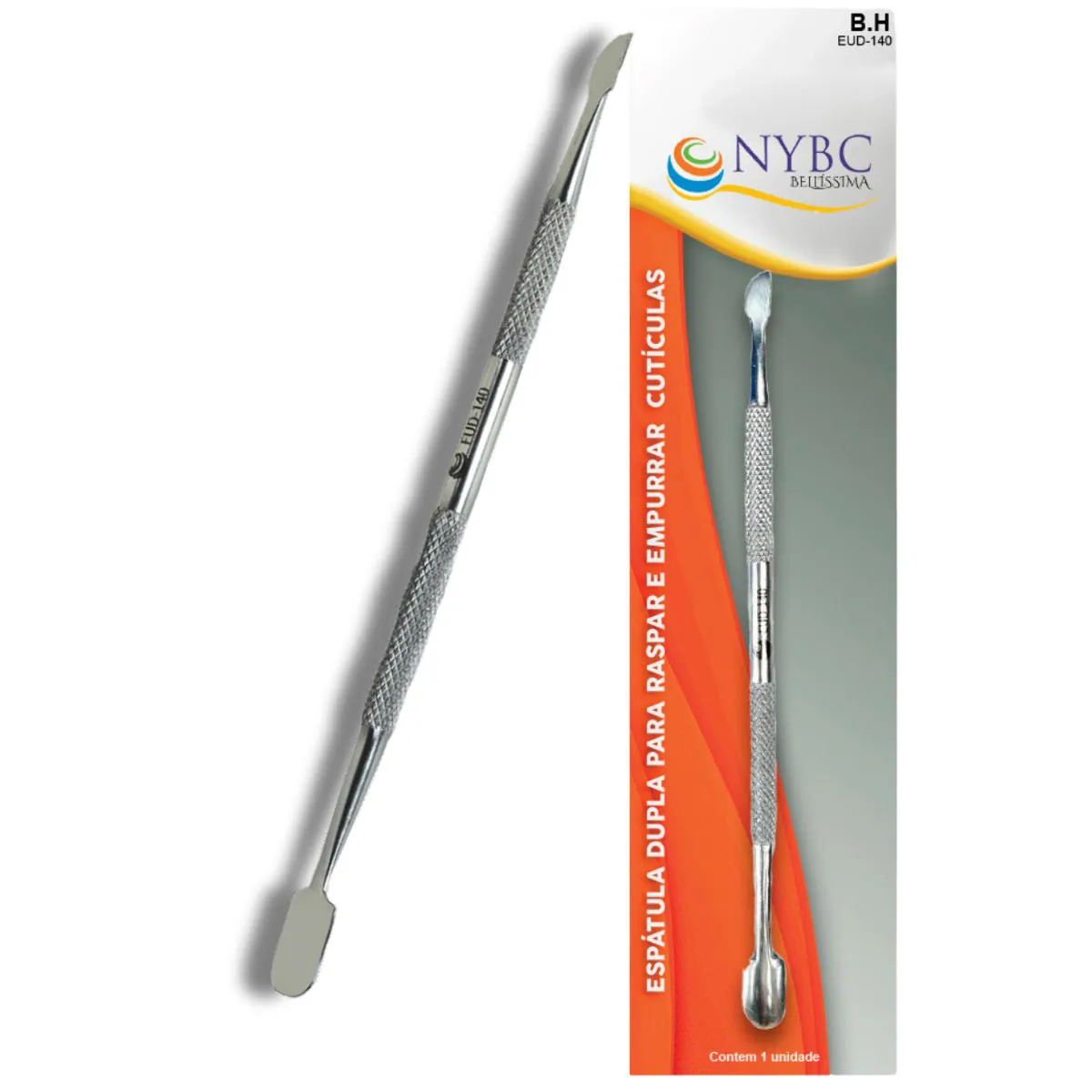 ESPáTULA PARA UNHA DUPLA (14,0 CM) INOX 420 NYBC