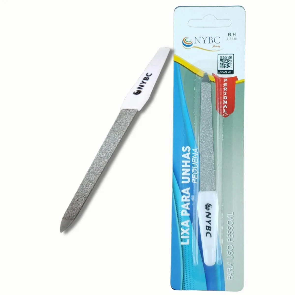 LIXA PARA UNHAS PEQUENA ( 13,5 CM) INOX NYBC