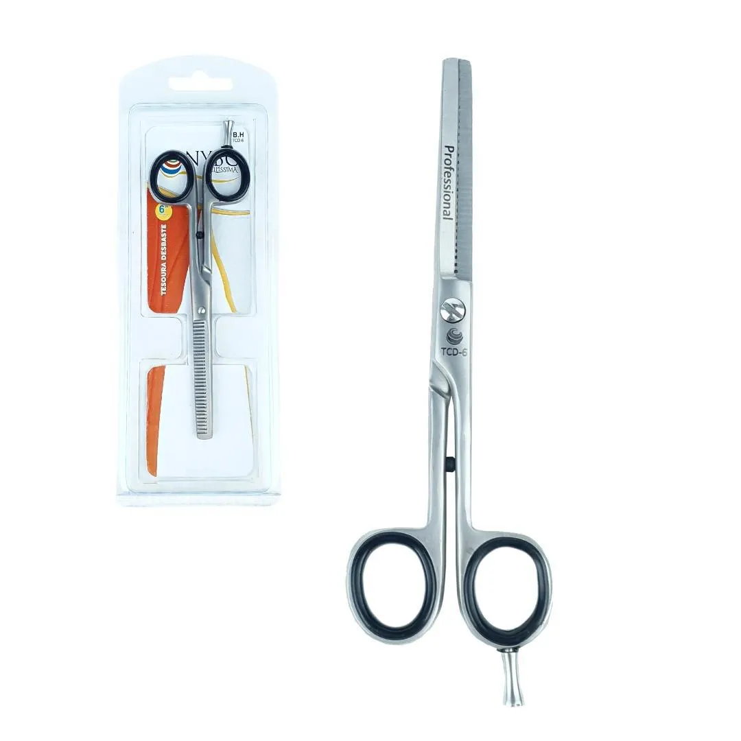 TESOURA CABELO DESBASTE 6" (15,2 CM) INOX 420 NYBC