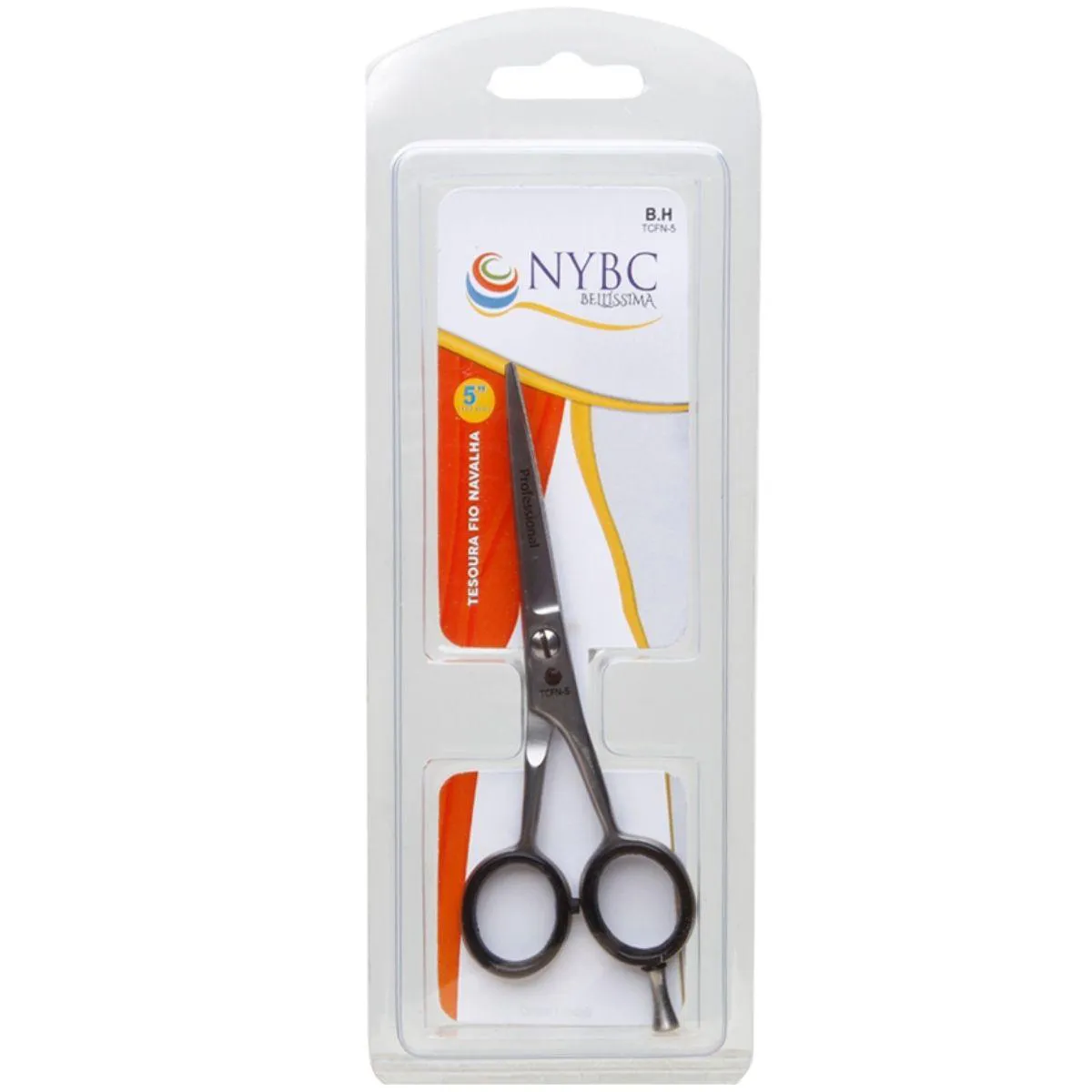 TESOURA CABELO FIO NAVALHA 5" (12,7 CM) INOX 420 NYBC
