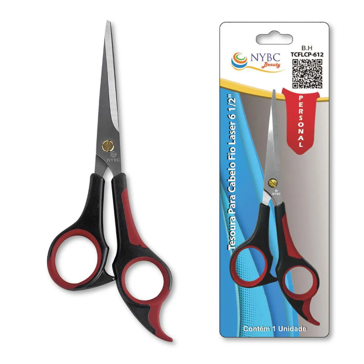 TESOURA PARA CABELO FIO LASER 6 1/2" - 165MM NYBC