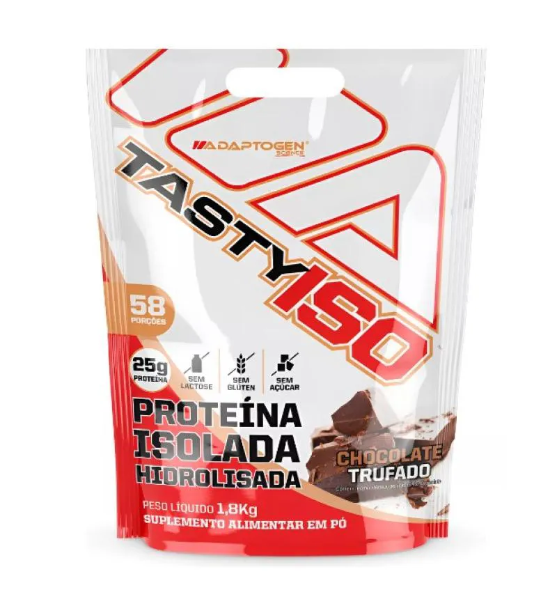 TASTY ISO WHEY 1,8KG REFIL - ADAPTOGEN SCIENCE - CHOCOLATE TRUFADO