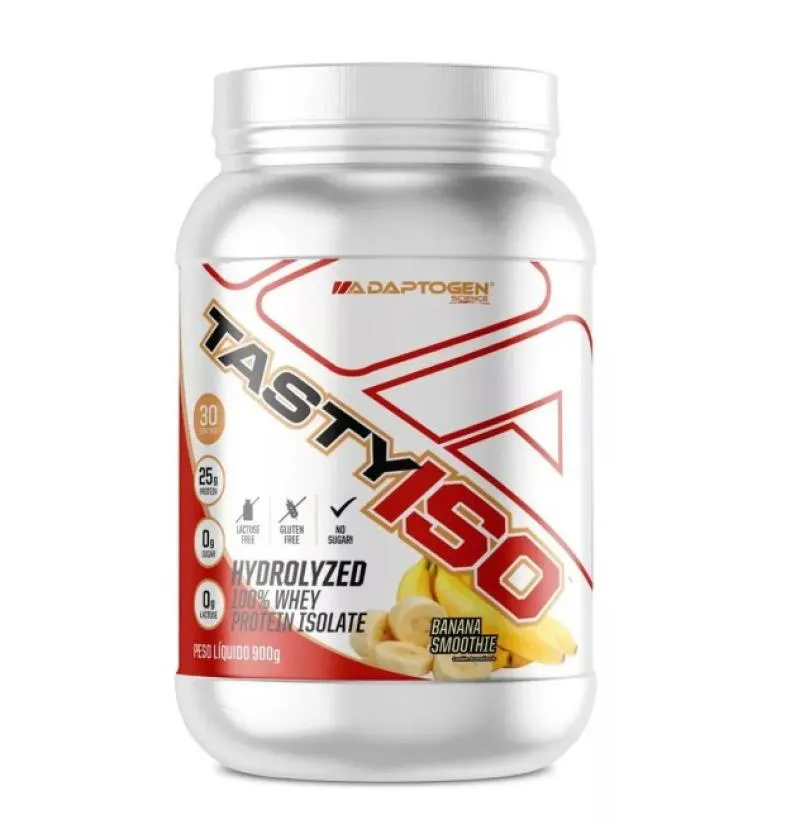TASTY ISO WHEY (900G) - BANANA SMOTHE - ADAPTOGEN