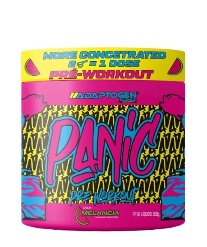 PRé TREINO PANIC 300G ADAPTOGEN SCIENCE Y  SABOR MELANCIA