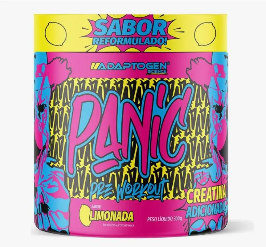 PANIC BETA-ALANINA SABOR LIMONADA EM POTE DE 300G - ADAPTOGEN