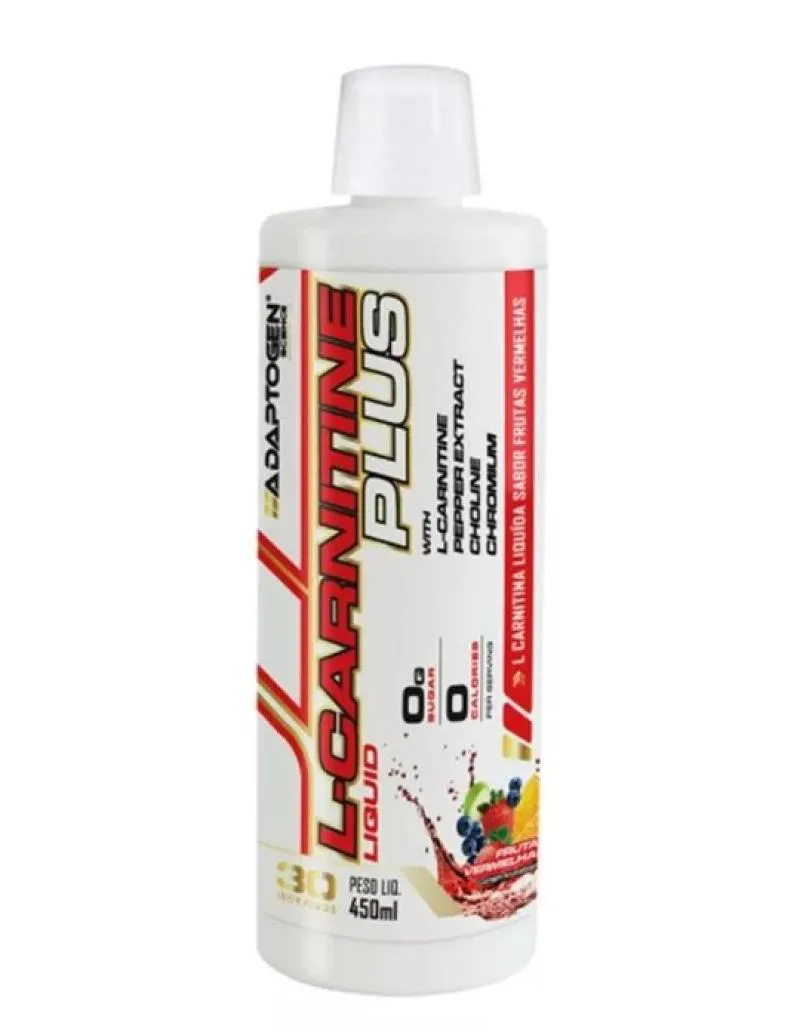 L-CARNITINE PLUS FRUTAS VERMELHAS 450ML ADAPTOGEN SCIENCE