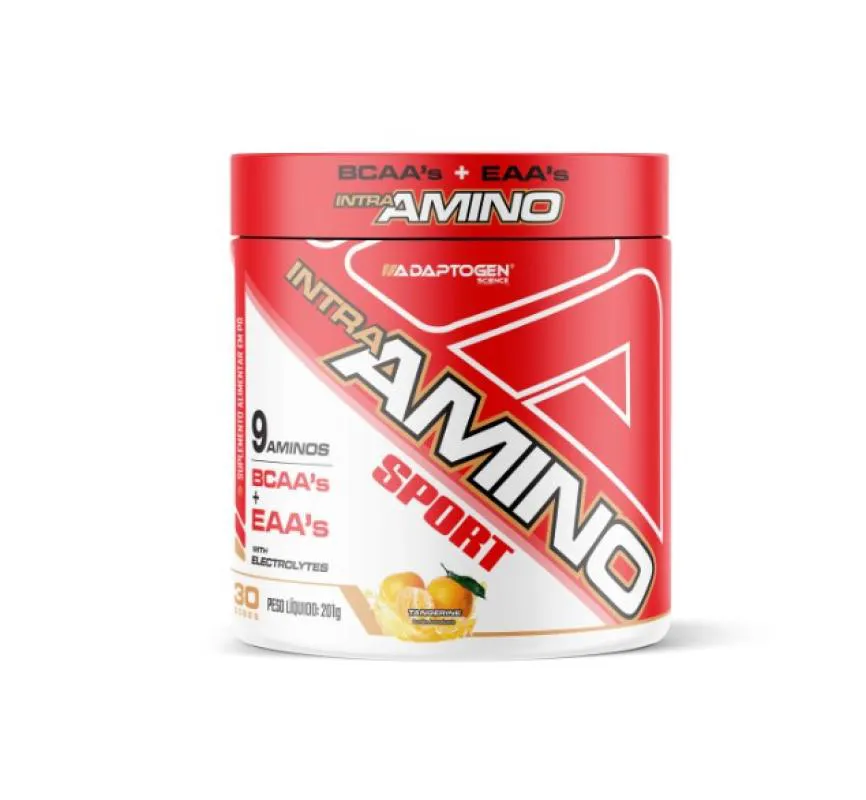 INTRA AMINO SPORT BCAA SABOR TANGERINA EM POTE DE 201G