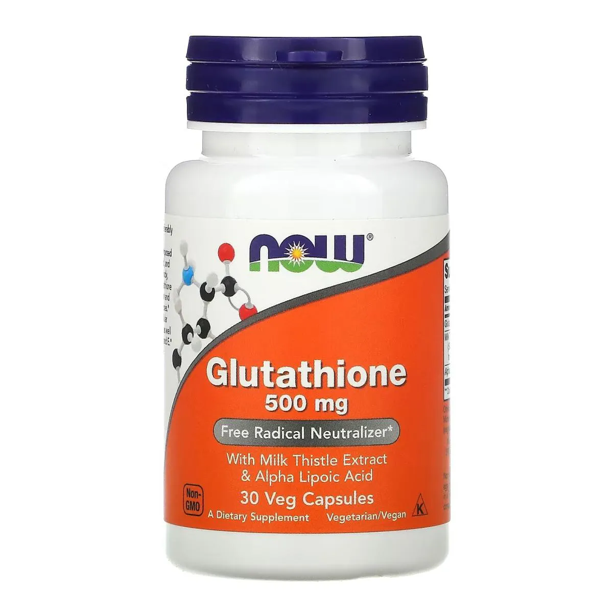GLUTATIONA 500 MG 30 CAPSULAS VEGETAIS - NOW FOODS