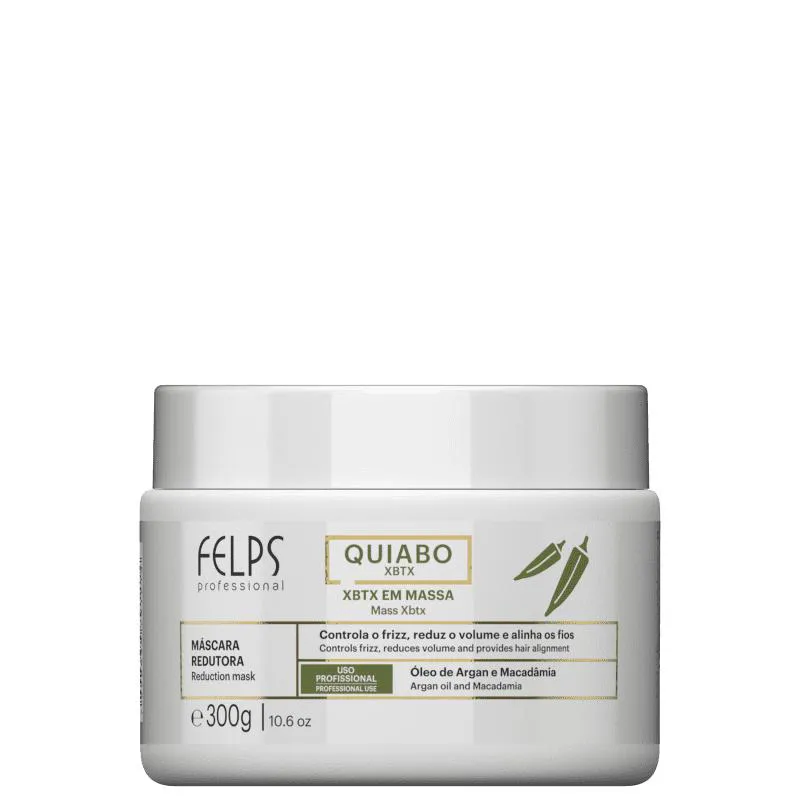 FELPS PROFESSIONAL XBTX DE OKRA - REDUTOR DE VOLUME 300G