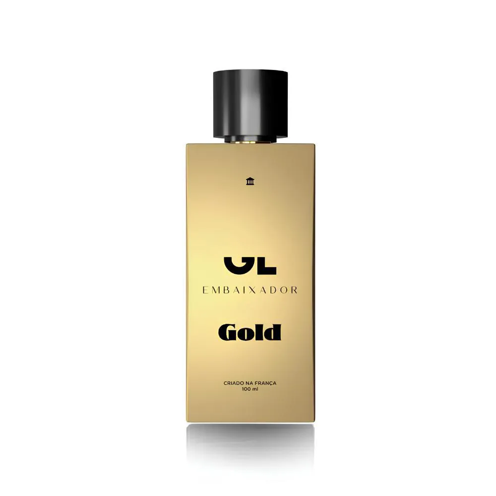 PERFUME GUSTTAVO LIMA GL EMBAIXADOR GOLD DEO COLôNIA MASCULINO 100  ML