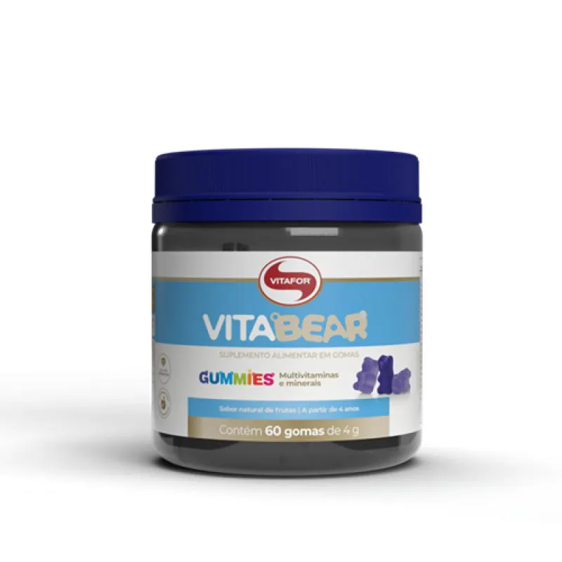 KIT 2X: VITA BEAR MULTIVITAMINAS VITAFOR 60 UNIDADES