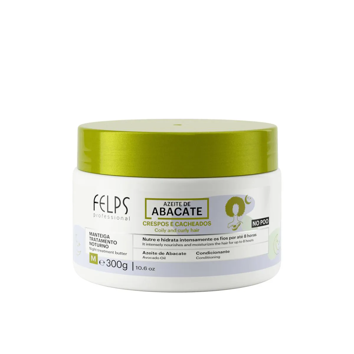FELPS PROFESSIONAL CACHOS AZEITE DE ABACATE MANTEIGA - CONDICIONANTE NOTURNO 300G
