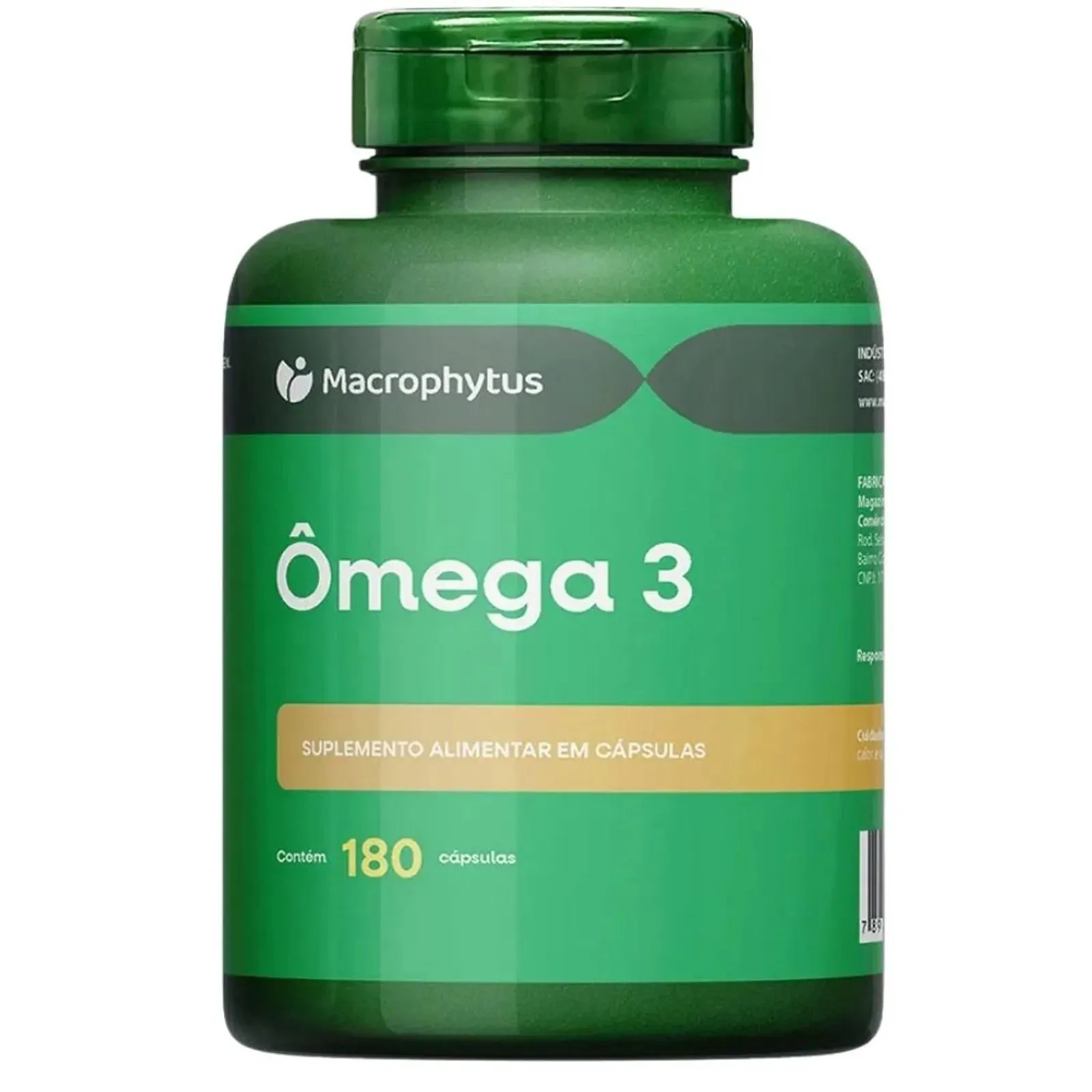 Ômega 3 1400mg 180 Softgels - Macrophytus