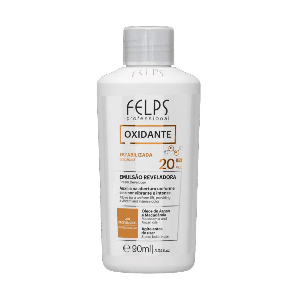 FELPS PROFESSIONAL COLOR OX 6% - EMULSãO REVELADORA 20 VOLUMES 90ML