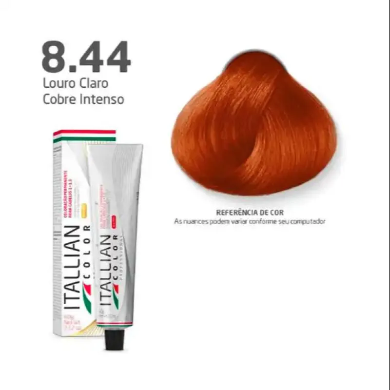COLORAçãO 8.44 LOURO CLARO COBRE INTENSO ITALLIAN 60G