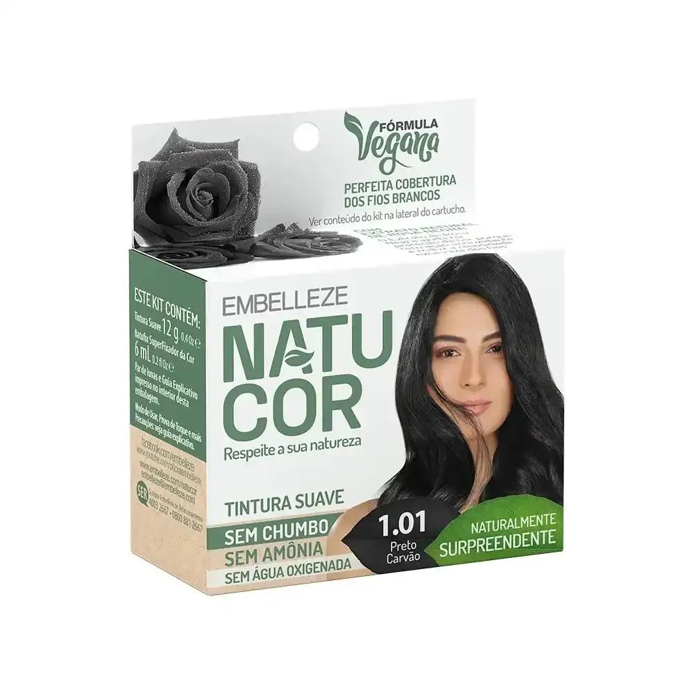 COLORAçãO  NATUCOR 101 PRETO CARVãO
