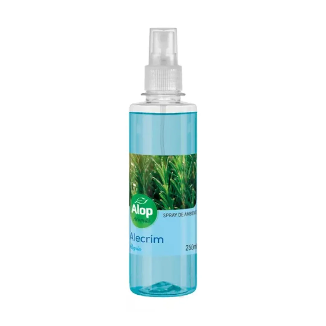 SPRAY DE AMBIENTE E TECIDOS 250 ML ALECRIM ALOP