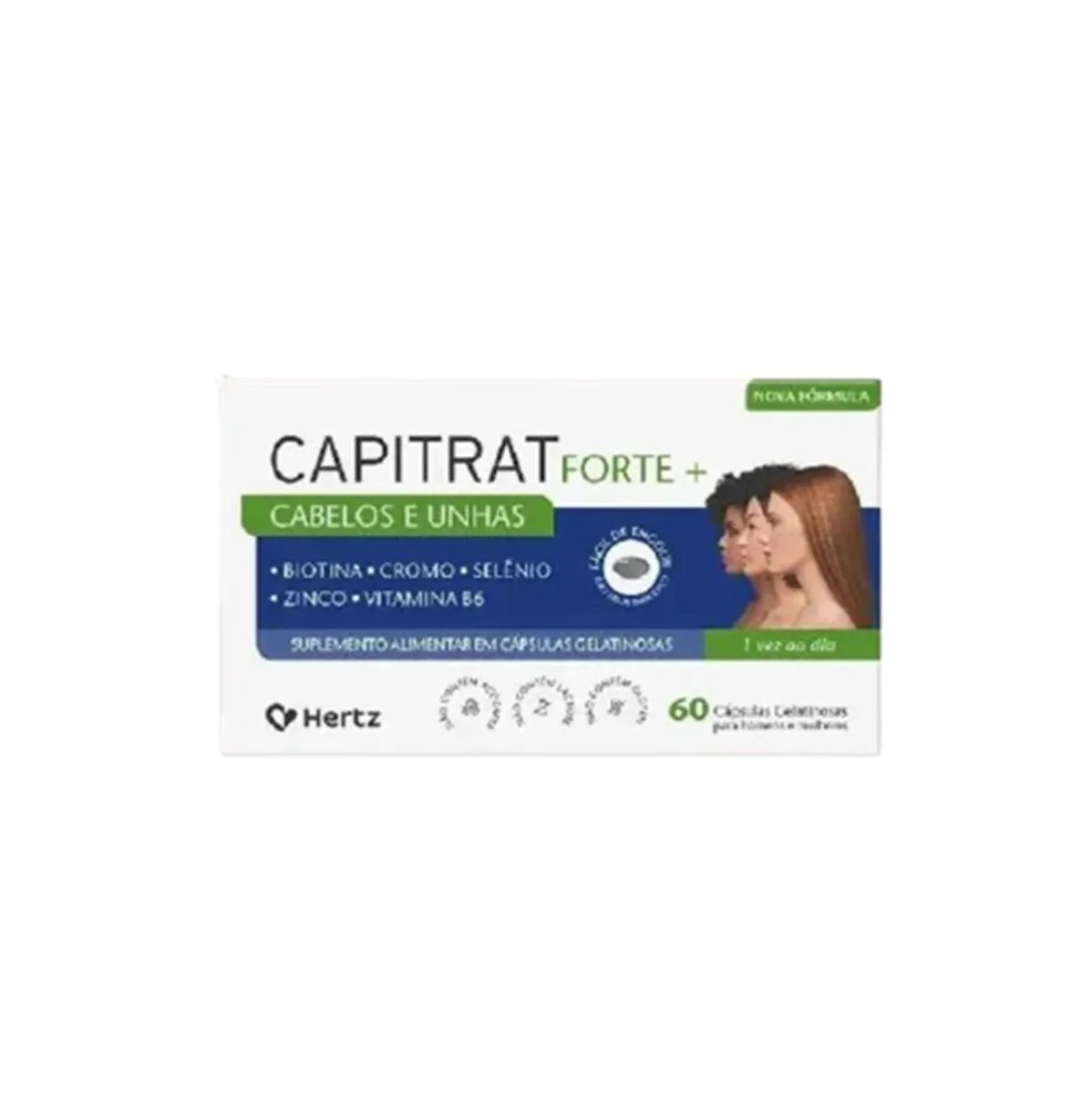 CAPITRAT NUTRIçãO CAPILAR AVANçADA 60 CáPSULAS - KLEY HERTZ