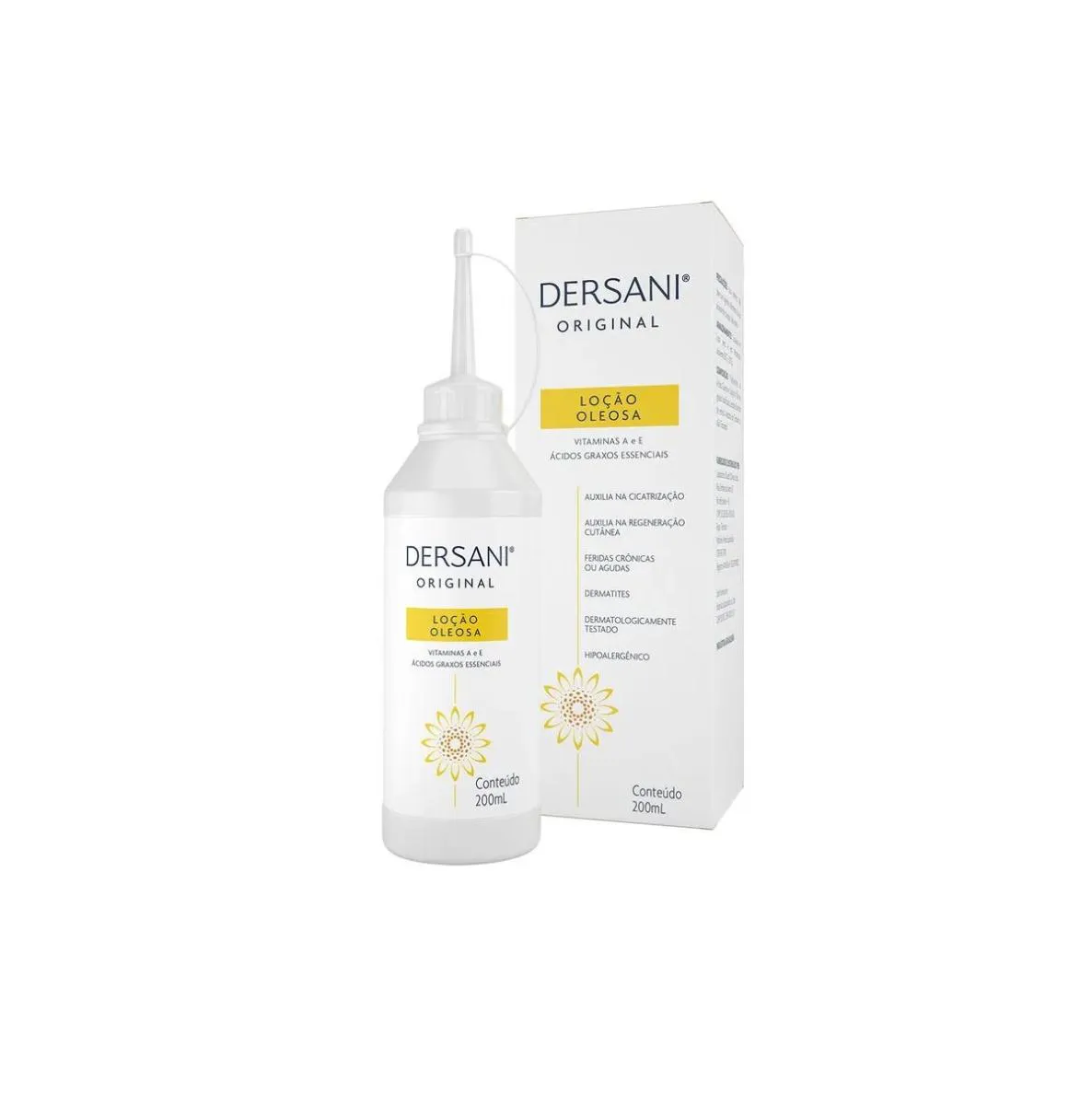 DERSANI LOçãO OLEOSA CICATRIZAçãO ORIGINAL 200ML - MEGALABS