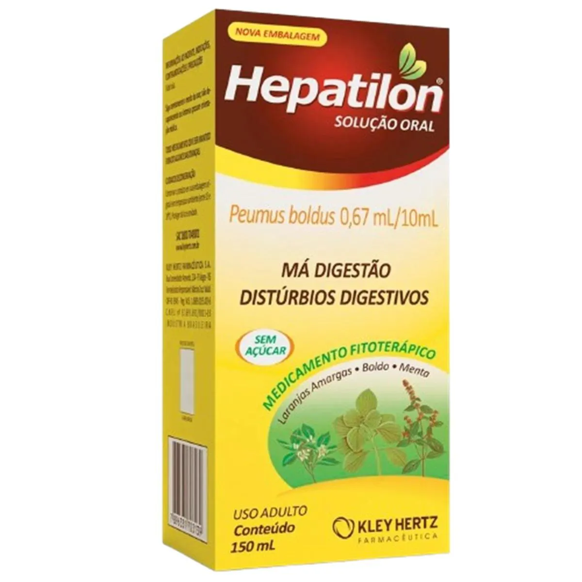 KIT 6 HEPATILON CONTRA Má DIGESTãO AZIA MAL ESTAR 150ML