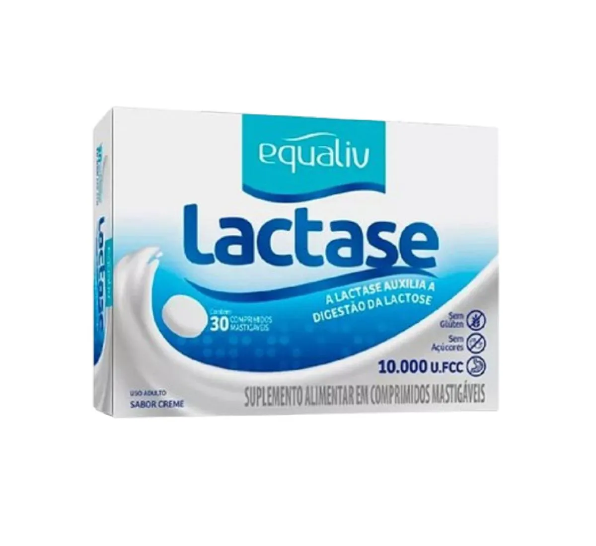 LACTASE 10.000 FCC  30 COMPRIMIDOS - EQUALIV