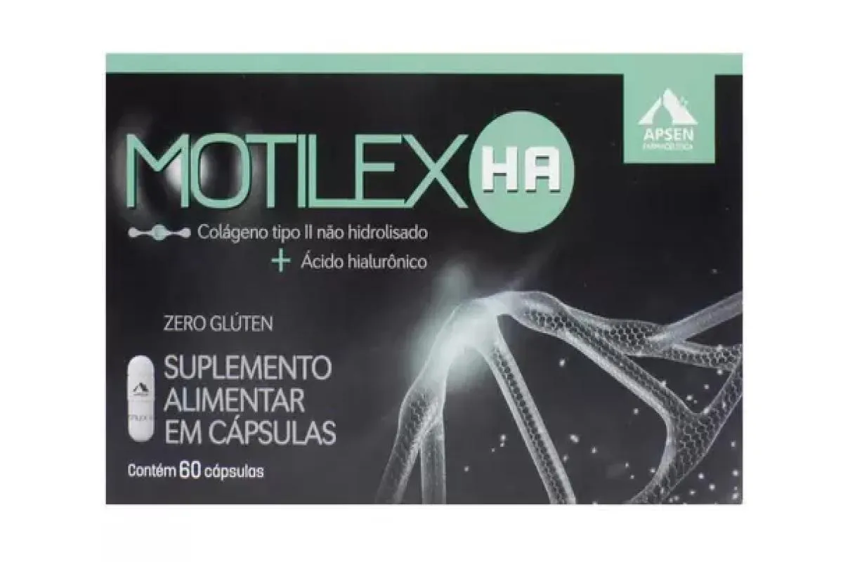 MOTILEX HA COLáGENO TIPO 2 + ÁCIDO HIALURôNICO 60 CáPSULAS