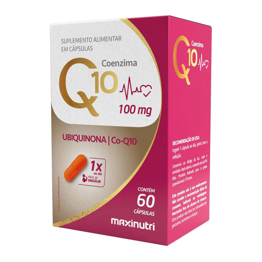 COENZIMA Q10 GOLD UBIQUINONA 100MG 60 CáPSULAS MAXINUTRI
