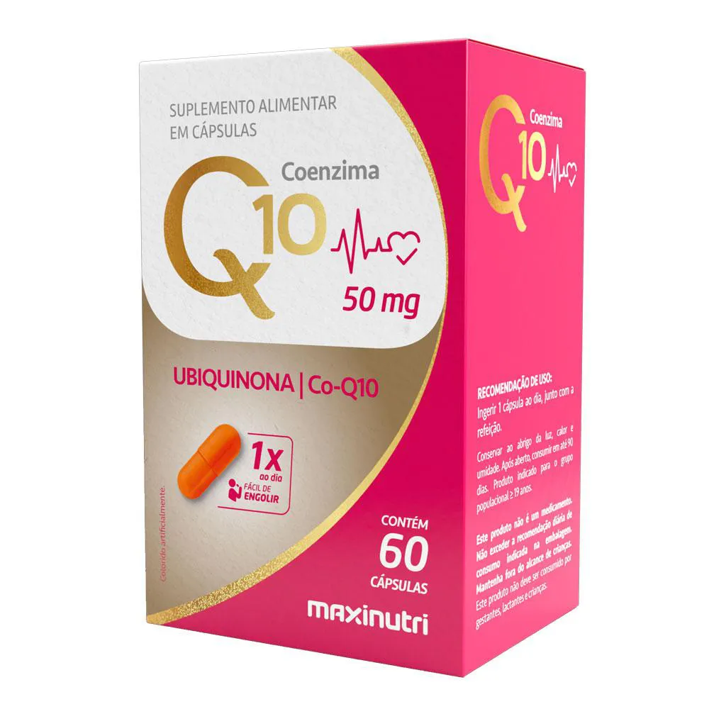 COENZIMA Q10 GOLD UBIQUINONA 50MG 60 CáPSULAS MAXINUTRI