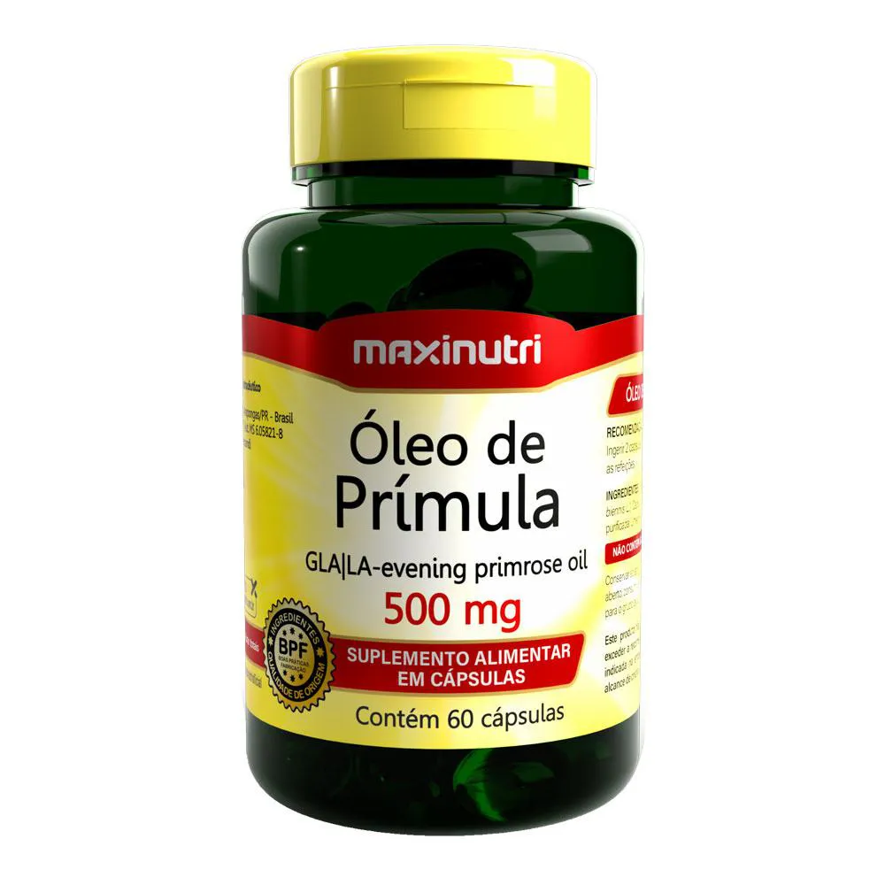 ÓLEO DE PRíMULA OENOTHERA BIENNIS L. 60 CáPSULAS MAXINUTRI